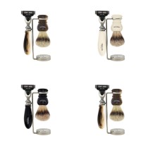TruefittHill-UK Truefit Regency 3-blade Clip shaver Three-piece set