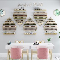 Nail art plate display rack Net red display board Makeup display table Wall shelf fixed wall shelf wall