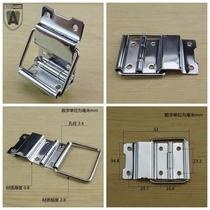 35 * 61 Aluminum Case Meter Chemical Makeup Case Kit Chrome Plated Support Hinges Airbox Bracket Limit Hinge Luggage