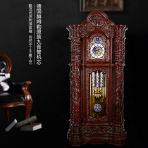 Hanshi living room floor clock Chinese retro solid wood villa mechanical table clock standing clock telling the time Lord dragon clock HG001