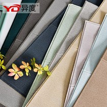 Plain linen wall stickers self-adhesive wallpaper living room bedroom background wall foam wallpaper waterproof 3D three-dimensional decorative stickers