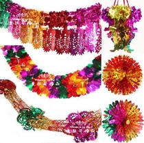 Mid-Autumn Festival National Day wedding room flower wedding wedding wedding color happy character living room decoration holiday supplies