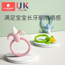 Kechao baby molar stick artifact anti-biting hand corn teether baby silicone bite music teether toy can be boiled