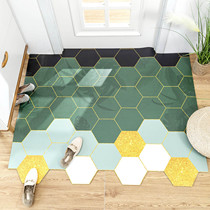 Home door mat Household door waterproof scrubbable Leave-in carpet door mat PVC leather cropped foot mat