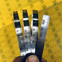2 meters Reverse order steel ruler strip reverse stainless steel soft ruler narrow steel ruler custom ruler 10x05 direct sales permanent Wanfeng