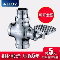 AIJOY stool pedal flush valve squatting toilet foot toilet toilet delay pedal