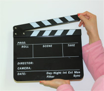 Full English Black Field Scoreboard Movie Beating Board Acrylic Field Scoreboard Photographic Props Crew Director Matcher
