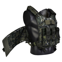 Outdoor leisure tactical vest vest of horse-proof tattoo and aquatic rapid disassembly multi-functional stabbing tactical vest