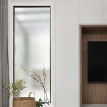 Embossed art glass ultra-white Changhong partition home screen wall Begonia silver corrugated rain flower wick Corrugated tempering