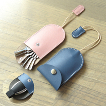 Handmade Genuine Leather Key Bag Men and women Bull Leather Home Car Universal Pull-out Multifunction Lock Spoon Keybag Cover Bag
