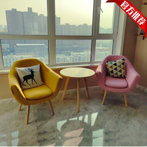 Balcony small table and chair three-piece modern simple Nordic Net red leisure sofa coffee table combination bedroom one table and two chairs