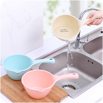 Thickened Confectionery color Water spoon Bathrooms Kitchen Water Ladywater Baby Quality Home Plastic water spoons Deepwater the water ladle