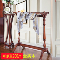 Hangers landing American solid wood coat rack bedroom hangers household hangers landing solid wood hotel hangers