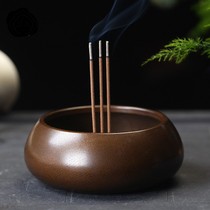 Brand incense burner pure copper household offering line incense stove incense burning sandalwood stove tea ceremony indoor Xuande stove smoker