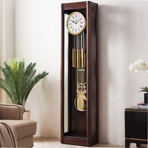 Modern simple vertical clock European style floor clock Nordic living room Chinese retro German Hemler clock machinery