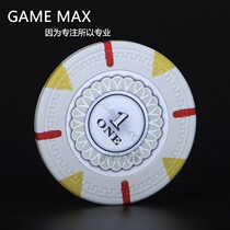 Texas Holdem Clay Tricolor Chip Coin 14g Round Mahjong Game Coin Customizable Entertainment