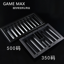 Special price black Texas poker table special 350 code with poker rack 500 code chip tray chip box