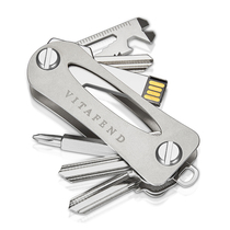 American vitafend creative metal key holder multifunction men upscale titanium alloy EDC key buckle