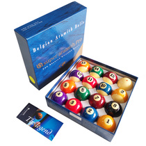Yale Beauty Belgium Gold Award Water Crystal Ball Big Blue Box Twin Ball Black Eight American Ball Resin Table Ball