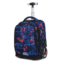 Spider-Man children pupils Rod bag waterproof boys and girls can climb the stairs as 1234 grade high-capacity