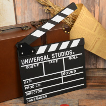 Wooden Movie Clapper Field Scooboard Director Board Beat Board Photography Props Creative Personality Pendulum zakka Decorations