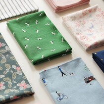 Daily like ins style Korean cute handkerchief hipster handkerchief cotton Womens Big square towel hair band decorative cloth