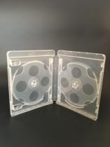 22mm 6-disc transparent blue light box CD box can be inserted color page Blu-ray DVD box CD box