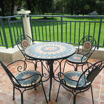Eurostyle Iron Art Balcony Patio Table And Chairs Combine Three Sets Outdoor Terrace Outdoor Garden Outdoor Garden Pavilions Casual Round Table And Chairs
