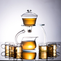 Glass automatic tea set tea set home lazy tea artifact Japanese high-end living room small set kung fu tea cup