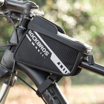 Lock Brothers Bike Bag Front Beam Bag Mobile Phone Upper Tube Bag Mountain Bike Saddle Bag Touch Screen Riding Equipment Accessories