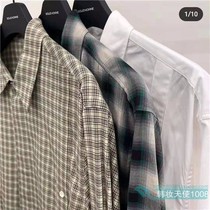 Fold SOLID HOMME high end mens Korean 20 autumn casual shirt S203SH53435 3 colors
