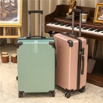 New small 20-inch suitcase female net red trolley case universal wheel suitcase male student password leather box Korean