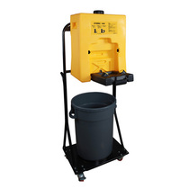  SYSBEL Portable eye washer Mobile trolley type eye washer with waste water collection bucket WG6004Y