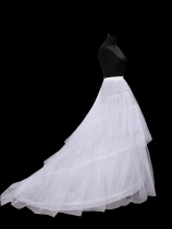 2019 New Bridal wedding dress oversized dress skirt stand white big drag skirt lining