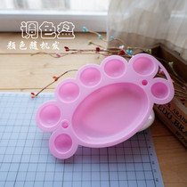(Palette) Macaron mold multifunctional pigment palette gouache waterpowder watercolor color tool pigment box