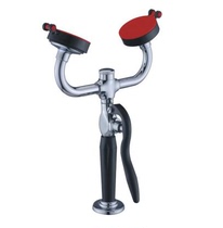 Anti-flame retardant handle emergency eyewash desktop mobile double-mouth inspection factory eyewash with copper valve core desktop eyewash