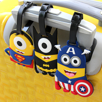 Go out creative Korean suitcase luggage tag cartoon consignment hangtag boarding pass travel abroad study