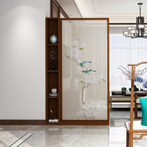Chinese screen partition living room into the house to block the entrance door cabinet rack bedroom to block the home decoration solid wood seat screen