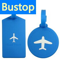 Travel abroad silicone luggage tag boarding pass travel suitcase trolley bag bag hanging consignment identification plate