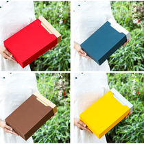 Tea packaging box empty gift box Wuyi rock tea black tea Dahongpao Narcissus cinnamon tea box universal customization