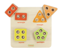 Hong Kong Bethard Young Children Teach Toys Children Early Education Puzzle Tabletop Games Wooden Shape Stacked Learning Board