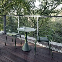 Nordic Minimalist Leisure Patio Outdoor Table And Chairs Milk Tea Shop Café Color Open-air Suit Composition Design Table Now