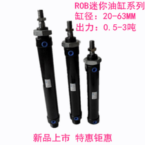 Mini oil cylinder hydraulic cylinder ROB20 32 40 50X25X30X50X60X80X100 flange hydraulic cylinder