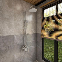 Whirlda Shower Shower Head Suit All Copper HDB205LY Automatic Descaling With Shelve Self Cleaning Top Spray Handheld