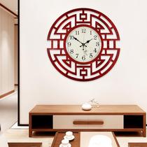 Wall clock living room home fashion Chinese style Creative mute new Chinese retro bedroom clock Chinese classical clock
