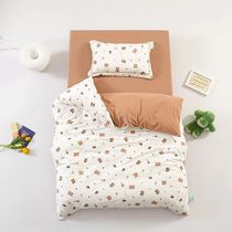 Class A baby kit Dove velvet underwear material skin-friendly soft machine washable kindergarten household nap three-piece set