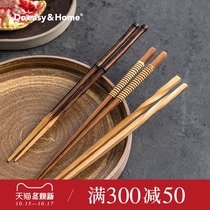 Duoyi Xiu bamboo chopsticks Japanese chopsticks household chopsticks without paint and wax-free bamboo chopsticks
