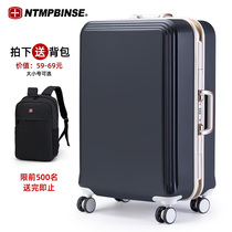 Swiss Army knife aluminum frame trolley case universal wheel men and women luggage travel suitcase boarding code box 20 inch 24