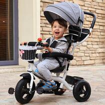  Stroller cycling childrens stroller Baby lightweight baby child pedal tricycle 1235 years old