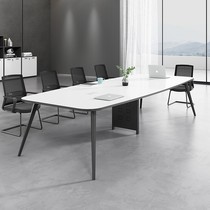 Office Furniture Small Meeting Table Long Table Brief Modern Training Table Reception Negotiation Table Meeting Room Table And Chairs Combination
